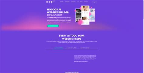 Hocoos: Efficient AI Website Builder & Customization .